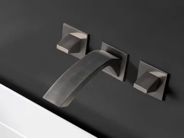 ARCHÈ - 3 hole wall-mounted washbasin tap by Rubinetterie Treemme - view 2